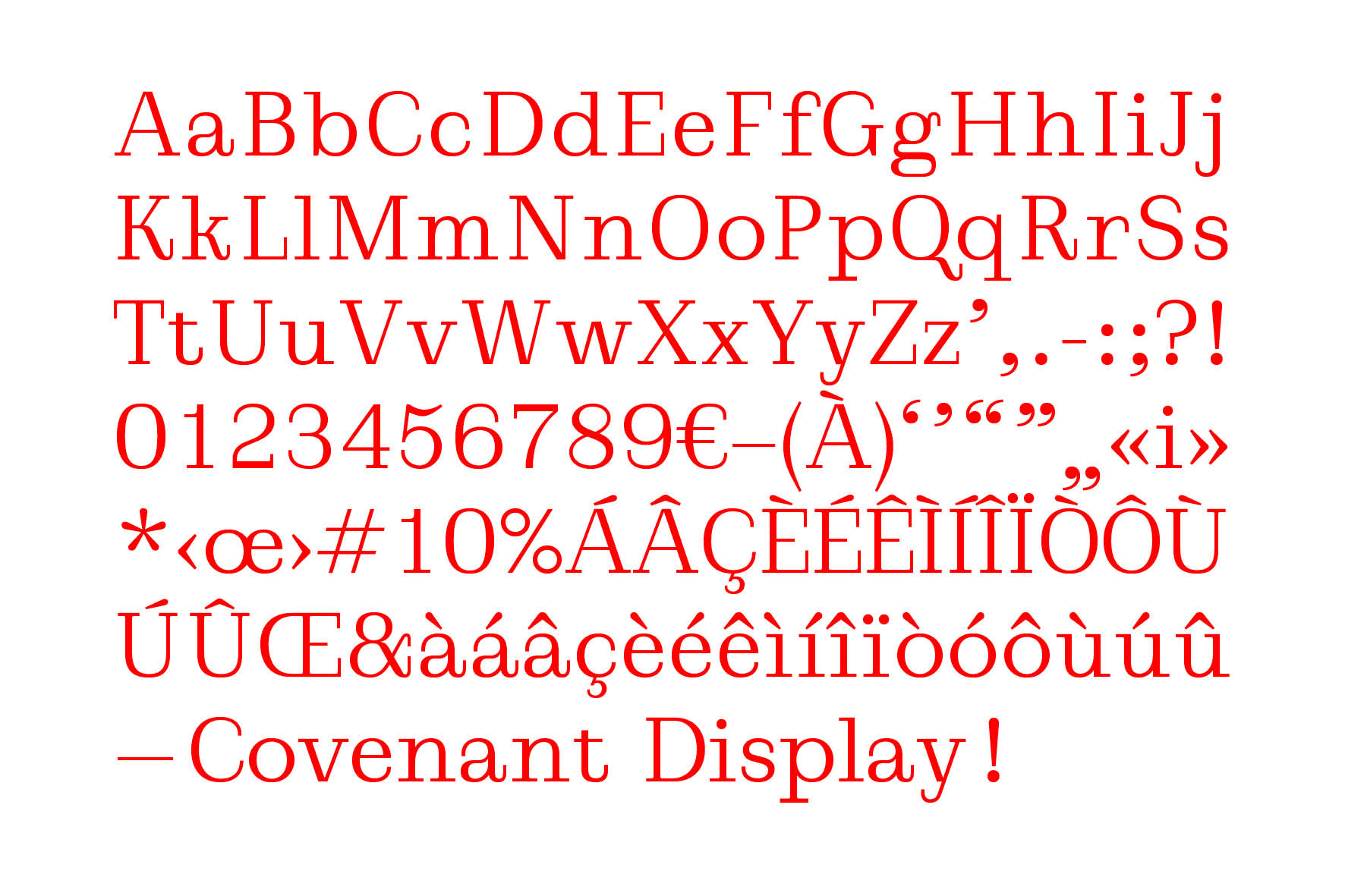 type design typographique : leo guibert design typeface covenant