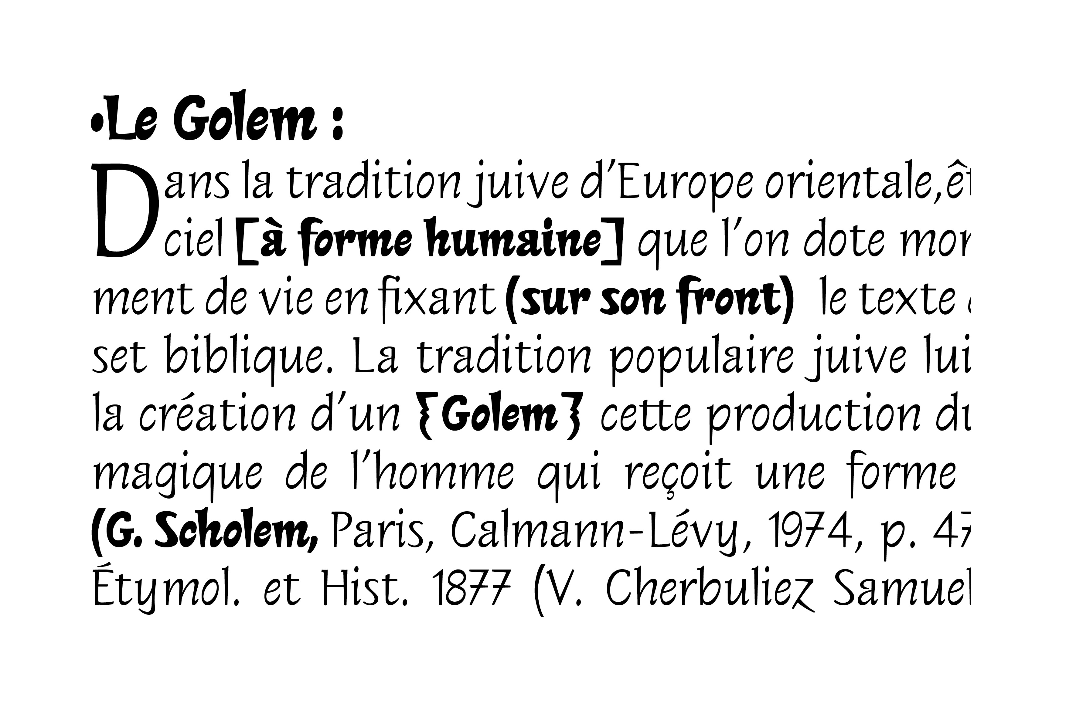type design typographique : leo guibert design galmi typeface